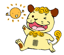 KANAYUI "Komainu" Doman & Seman sticker #226007