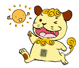 KANAYUI "Komainu" Doman & Seman sticker #226007