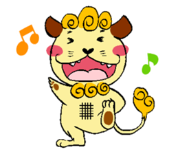 KANAYUI "Komainu" Doman & Seman sticker #226011