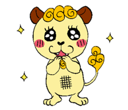 KANAYUI "Komainu" Doman & Seman sticker #226021