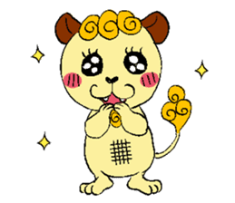 KANAYUI "Komainu" Doman & Seman sticker #226021