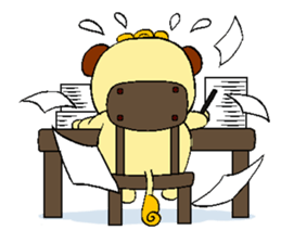 KANAYUI "Komainu" Doman & Seman sticker #226027