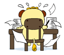 KANAYUI "Komainu" Doman & Seman sticker #226027