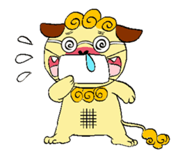 KANAYUI "Komainu" Doman & Seman sticker #226029