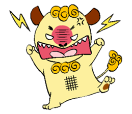 KANAYUI "Komainu" Doman & Seman sticker #226033