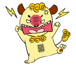 KANAYUI "Komainu" Doman & Seman sticker #226033