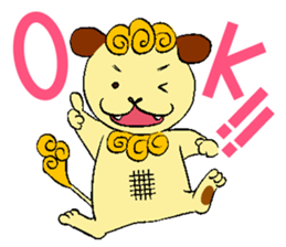 KANAYUI "Komainu" Doman & Seman sticker #226035