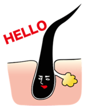 hair root now sticker #226881
