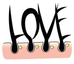 hair root now sticker #226909