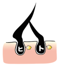 hair root now sticker #226910