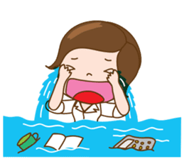 CC - The Office Girl sticker #226984