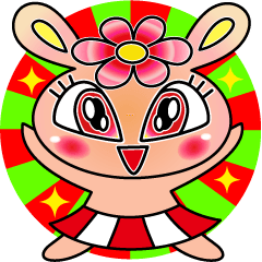 Everyday funny cute rabbit happy