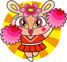 Everyday funny cute rabbit happy sticker #227362