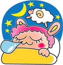 Everyday funny cute rabbit happy sticker #227375