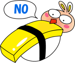 Everyday funny cute rabbit happy sticker #227380