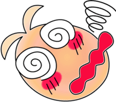 Everyday funny cute rabbit happy sticker #227382