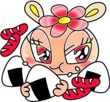 Everyday funny cute rabbit happy sticker #227385