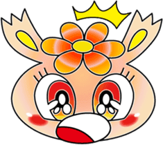 Everyday funny cute rabbit happy sticker #227387