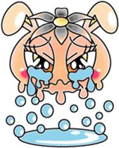 Everyday funny cute rabbit happy sticker #227388