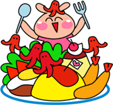 Everyday funny cute rabbit happy sticker #227393