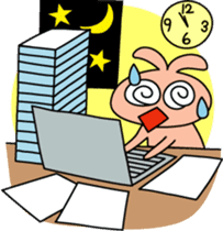 Everyday funny cute rabbit happy sticker #227397