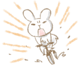 The OTAKU bunny's daily life. sticker #227532