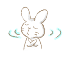 The OTAKU bunny's daily life. sticker #227545