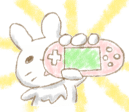 The OTAKU bunny's daily life. sticker #227555