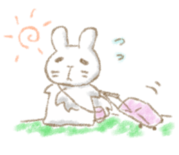 The OTAKU bunny's daily life. sticker #227558