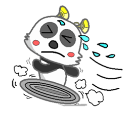 zuzuPanda ear trumpet. sticker #227768