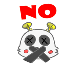 zuzuPanda ear trumpet. sticker #227776