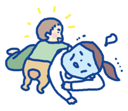 Pleasant child-rearing sticker #227828