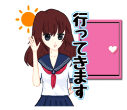 Daily life of the girl who is in love sticker #227934