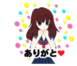 Daily life of the girl who is in love sticker #227945