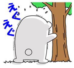 Lovely life Taremayu BEAR sticker #227979