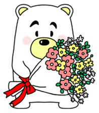 Lovely life Taremayu BEAR sticker #227994