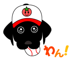 Pesticide-free tomatoes baseball team sticker #228481