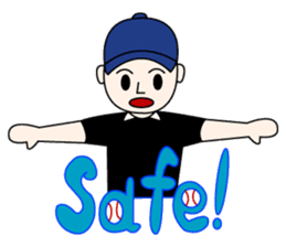 Pesticide-free tomatoes baseball team sticker #228506