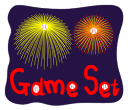 Pesticide-free tomatoes baseball team sticker #228520