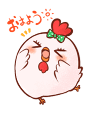 Kokekko & Piyokko -Cute animal stamp sticker #228681