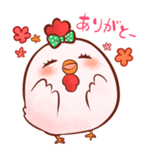 Kokekko & Piyokko -Cute animal stamp sticker #228686