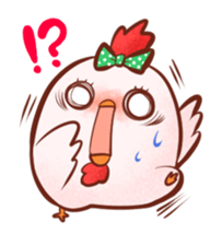 Kokekko & Piyokko -Cute animal stamp sticker #228698