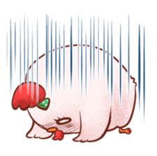 Kokekko & Piyokko -Cute animal stamp sticker #228714