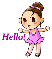 A ballerina's life sticker #229321