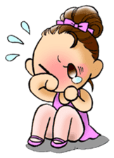 A ballerina's life sticker #229323