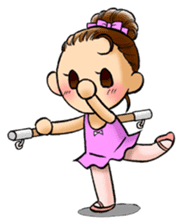A ballerina's life sticker #229324