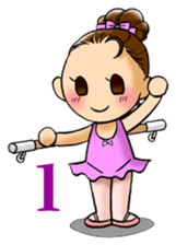 A ballerina's life sticker #229325