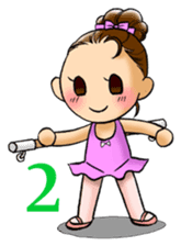 A ballerina's life sticker #229326