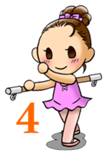 A ballerina's life sticker #229327