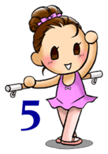 A ballerina's life sticker #229328
